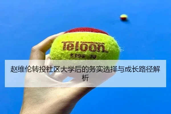 赵维伦转投社区大学后的务实选择与成长路径解析